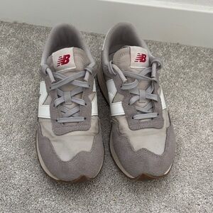 New Balance Gray and White Men's Sneakers